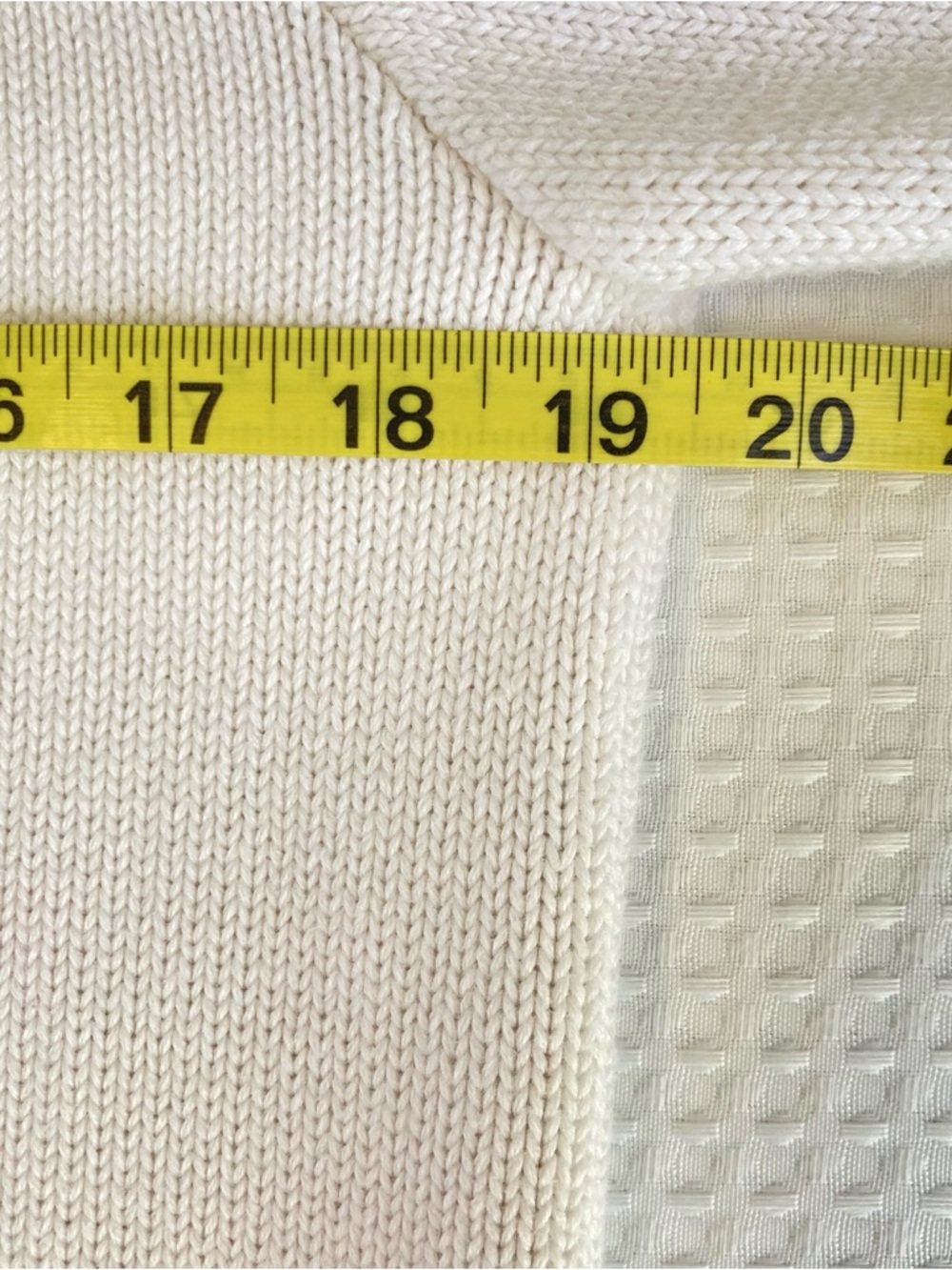 Liz Claiborne Liz Sport Vintage Sweater American Flag White Cotton Size SP Flaw - Picture 10 of 13